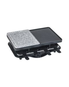 TECHNO COLLECTION GRILL RACLETTE CON DOPPIA PIASTRA GRANITO E ALLUMINIO