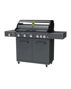 PRIME BARBECUE A GAS G5S 5 FUOCHI CON BACK BURNER E FORNELLO LATERALE