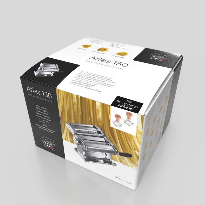 Atlas Macchina Per Pasta 150 + 2 Stampini Classic Marcato 8000011008189  vendita online